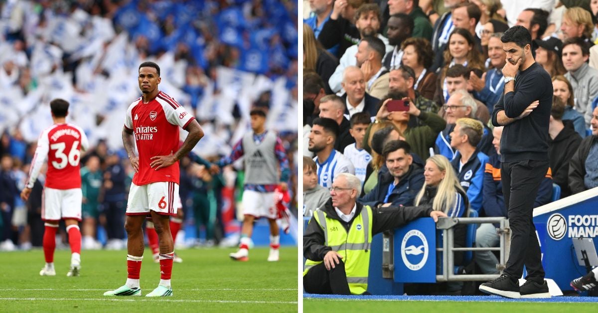 Brighton fans mock Arsenal with savage Tottenham chant during 3-0 Premier League win