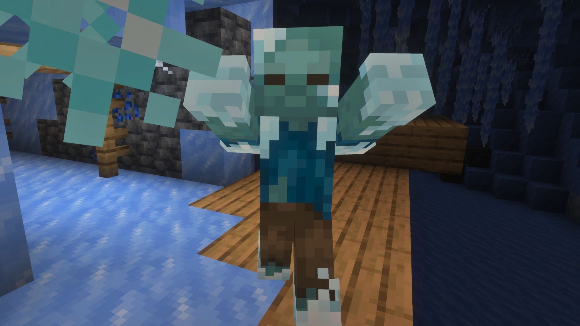 Frozen Zombie coming soon with Minecraft Winter game drop (Image via Mojang Studios)