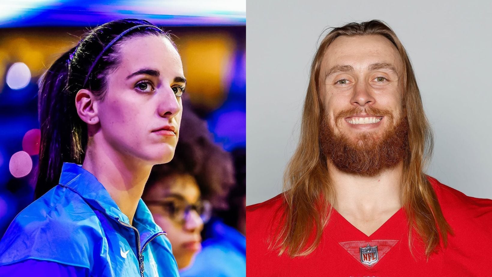 Caitlin Clark rallies behind George Kittle as 49ers TE gets emotional on hitting 10-year wall in San Francisco with FB Kyle Juszczyk