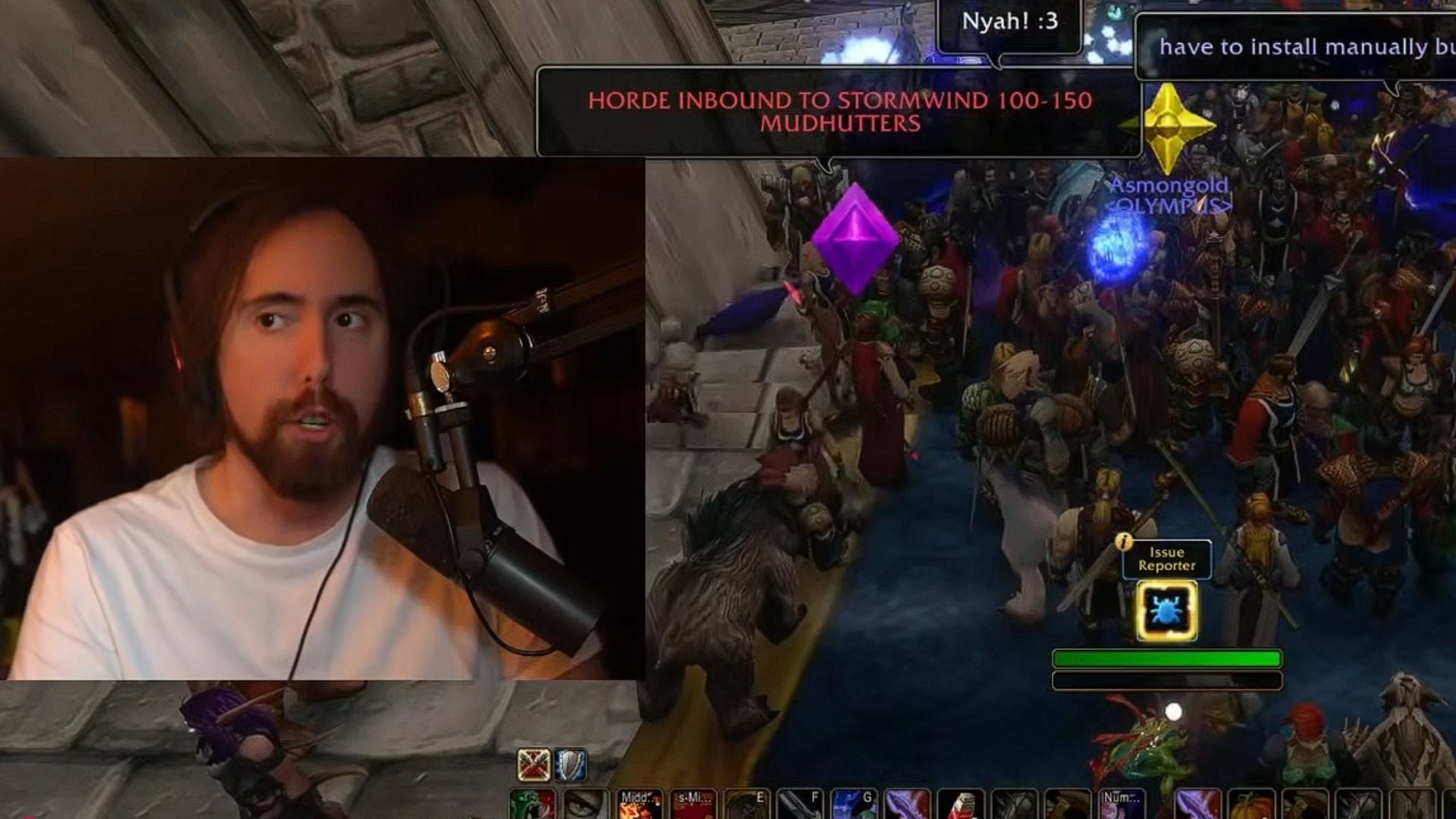 How to hide Asmongold's guild Olympus in World of Warcraft Forever?