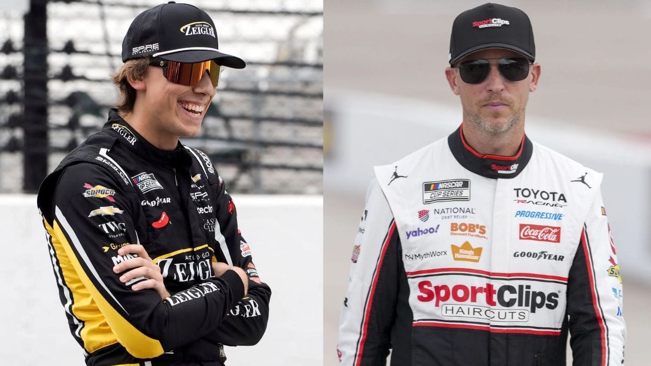 "I'm not talking about him anymore": Denny Hamlin refuses to comment on the latest Carson Hocevar controversy but blasts Spire Motorsports