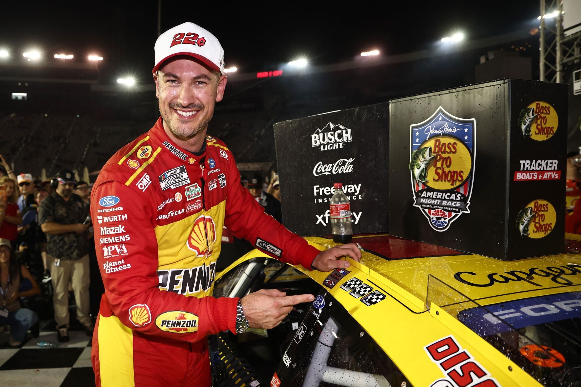 Joey Logano takes a cheeky dig at NASCAR’s new championship format after Bristol win: “They'll have to change the points format again"