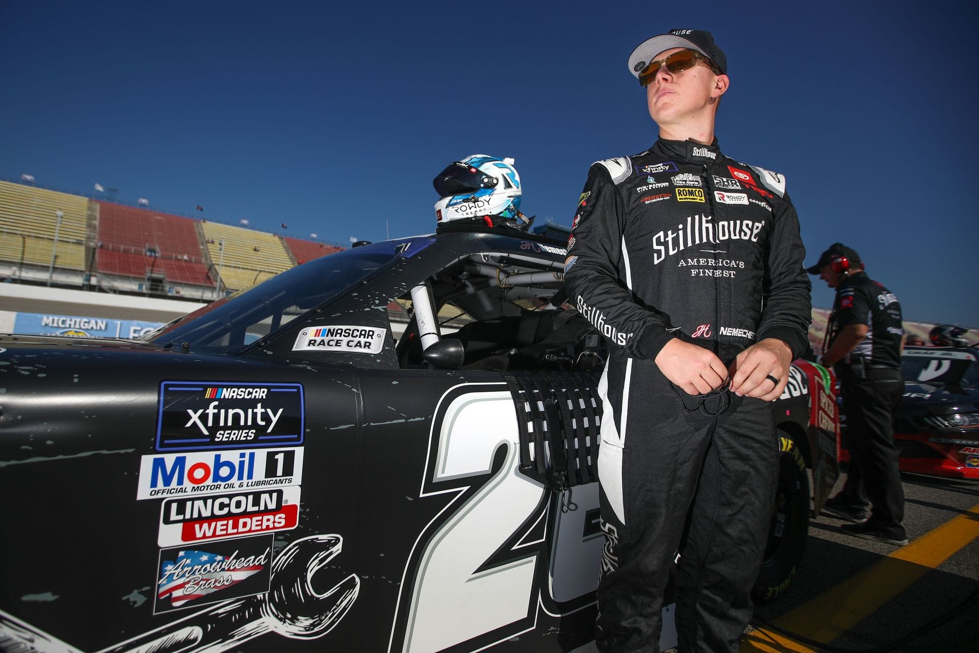John Hunter Nemechek (26 Sam Hunt Racing Toyota) at Michigan. Source: Getty