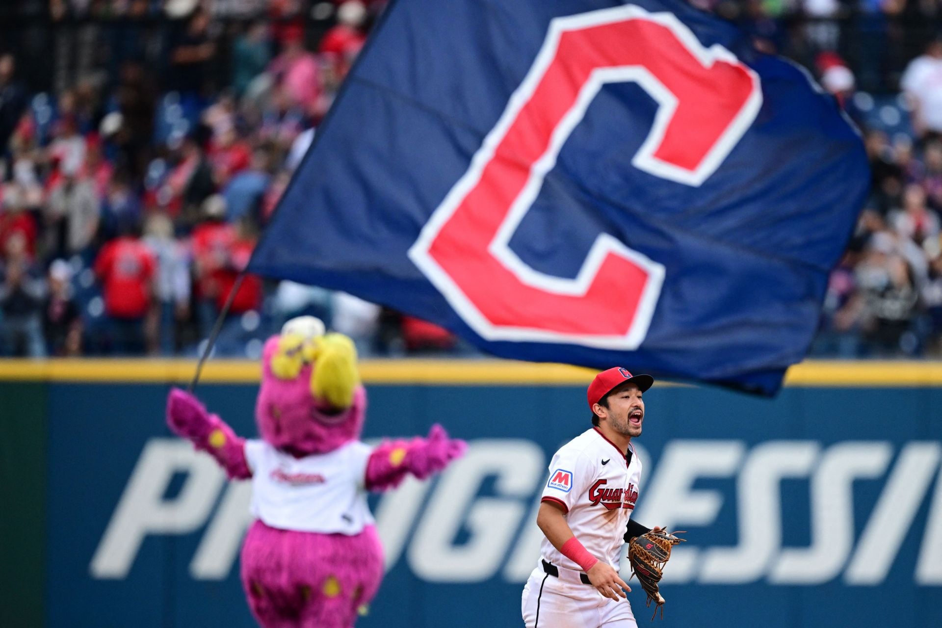 The Cleveland Guardians' Progressive Field featured in Superman - Source: Imagn