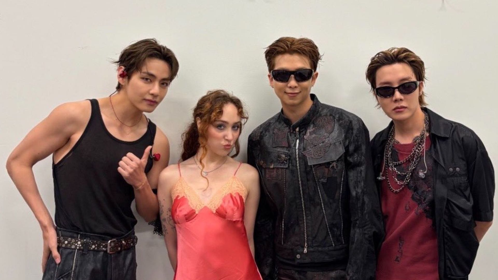 "She was forced" - Fans split over Chappell Roan's photo with BTS' RM, j-hope, and V