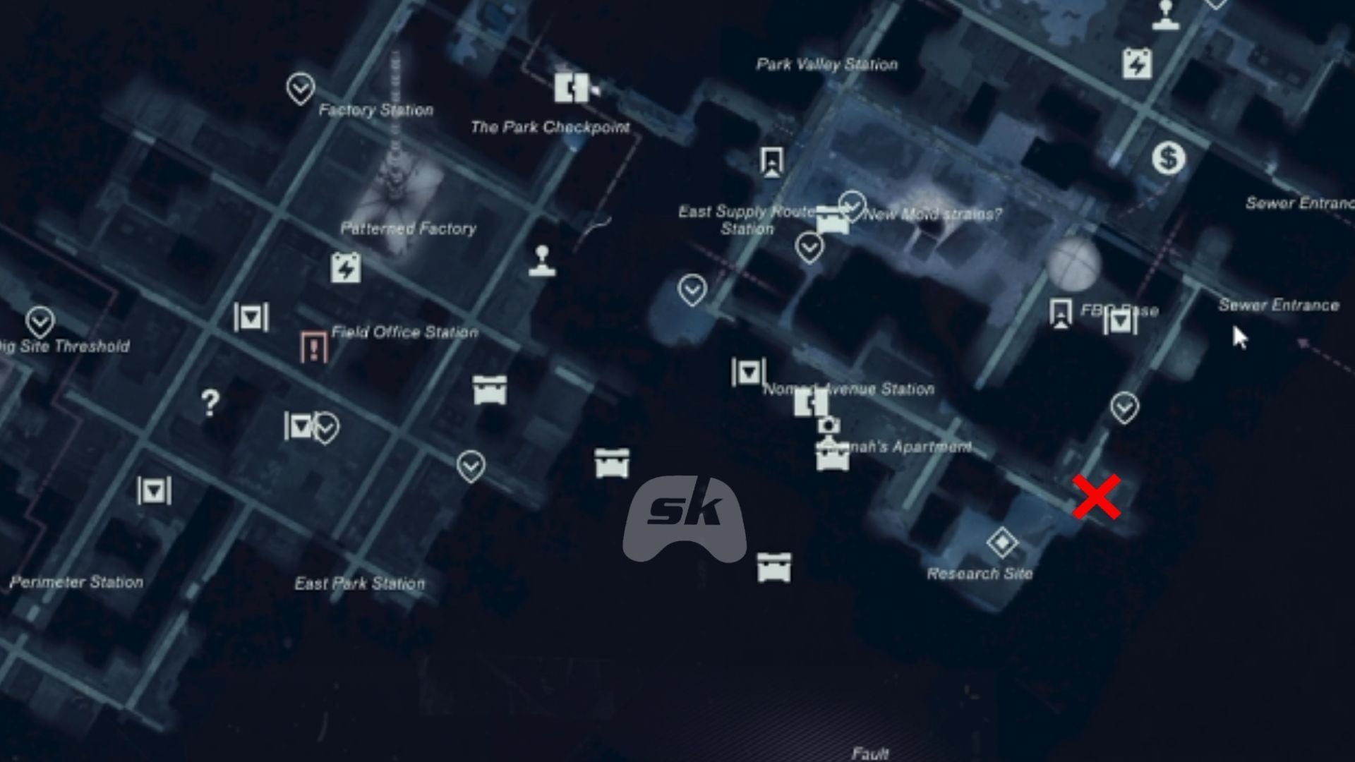 Head to this location in The Park (Image via SK Gaming || Remedy Entertainment)