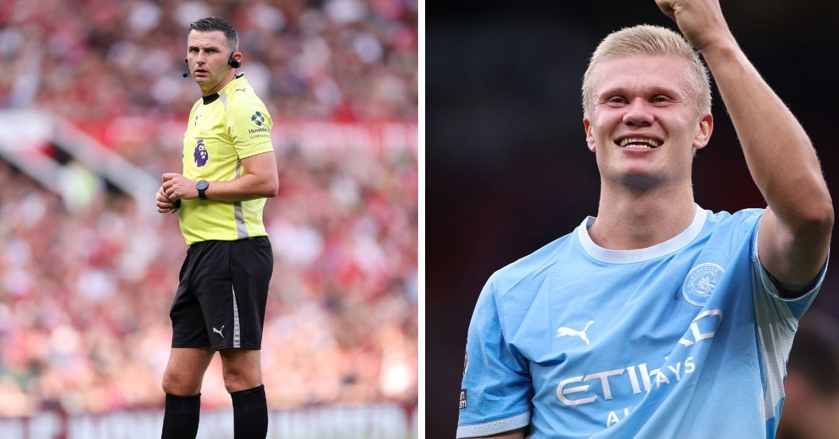 “I normally don’t go offside” - Erling Haaland reveals what he told referee Michael Oliver after controversial goal against Manchester United