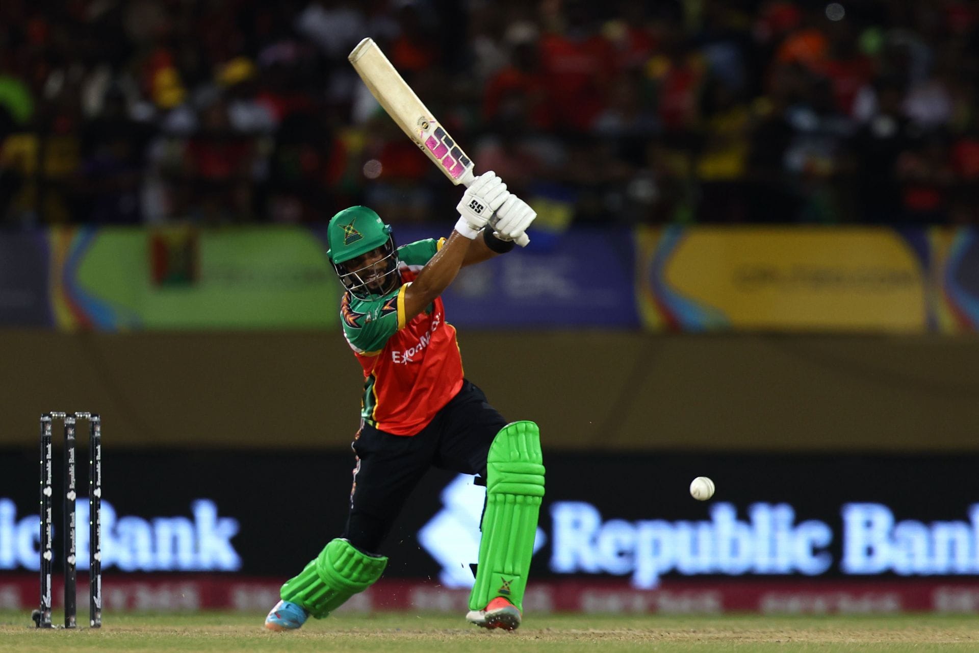 Star speedster from SL vs IND 2026 Tests dismisses Shai Hope on debut right after being hit for a 6 in TKR vs GAW CPL 2026 match [Watch]