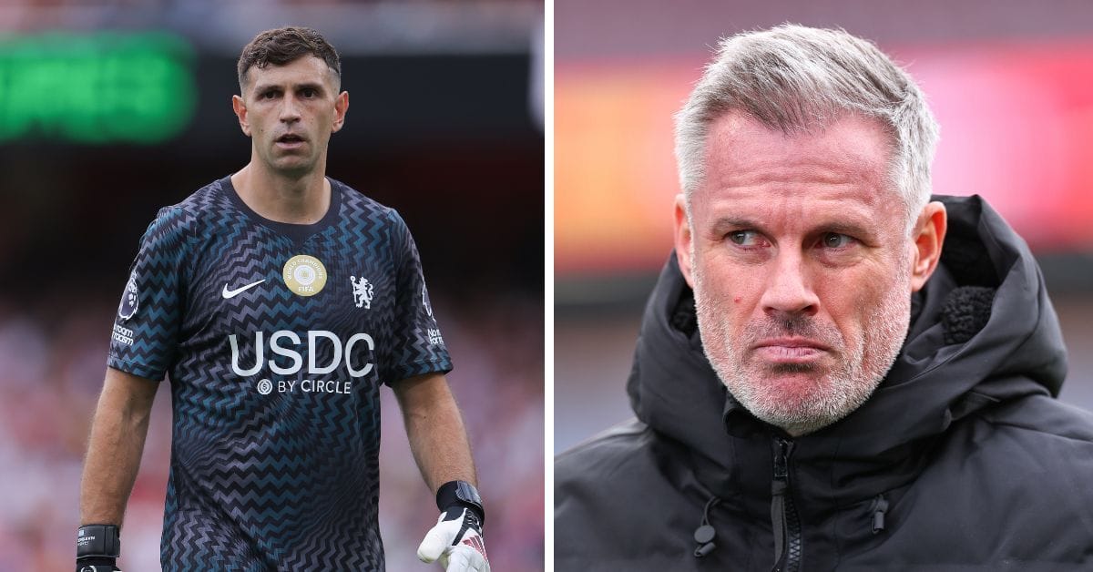 “He’s not the goalkeeper who won the World Cup” - Jamie Carragher makes bold claim about Emi Martinez after Chelsea loss to Arsenal