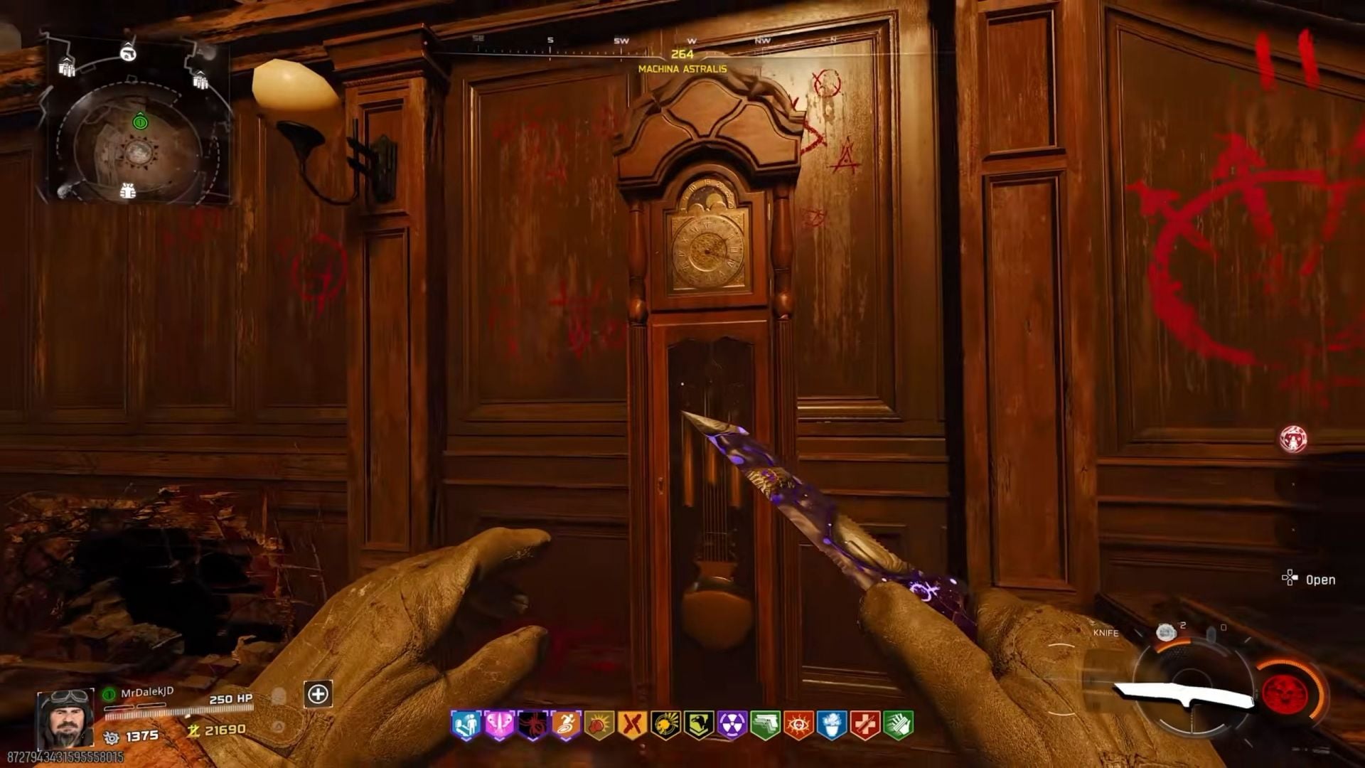 Melee grandfather clocks (Image via Activision || YouTube/@MrDalekJD)