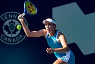 Elise Mertens of Belgium at the WTA National Bank Open 2026 in Toronto, ON, Canada (Photo by Getty Images)