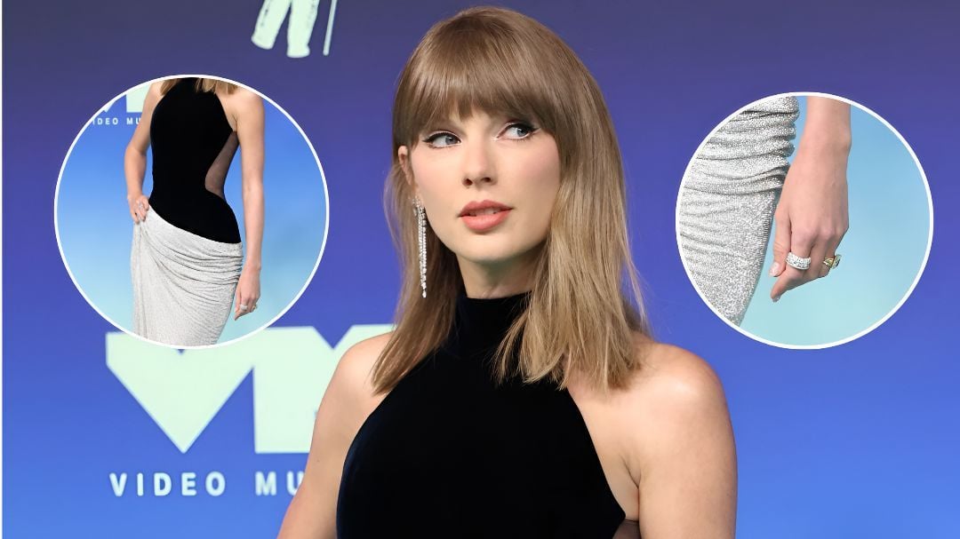 “Dressed just like her music sounds”: NFL fans react to Taylor Swift serving “1989 era” look in “rubbish outfit” at VMAs