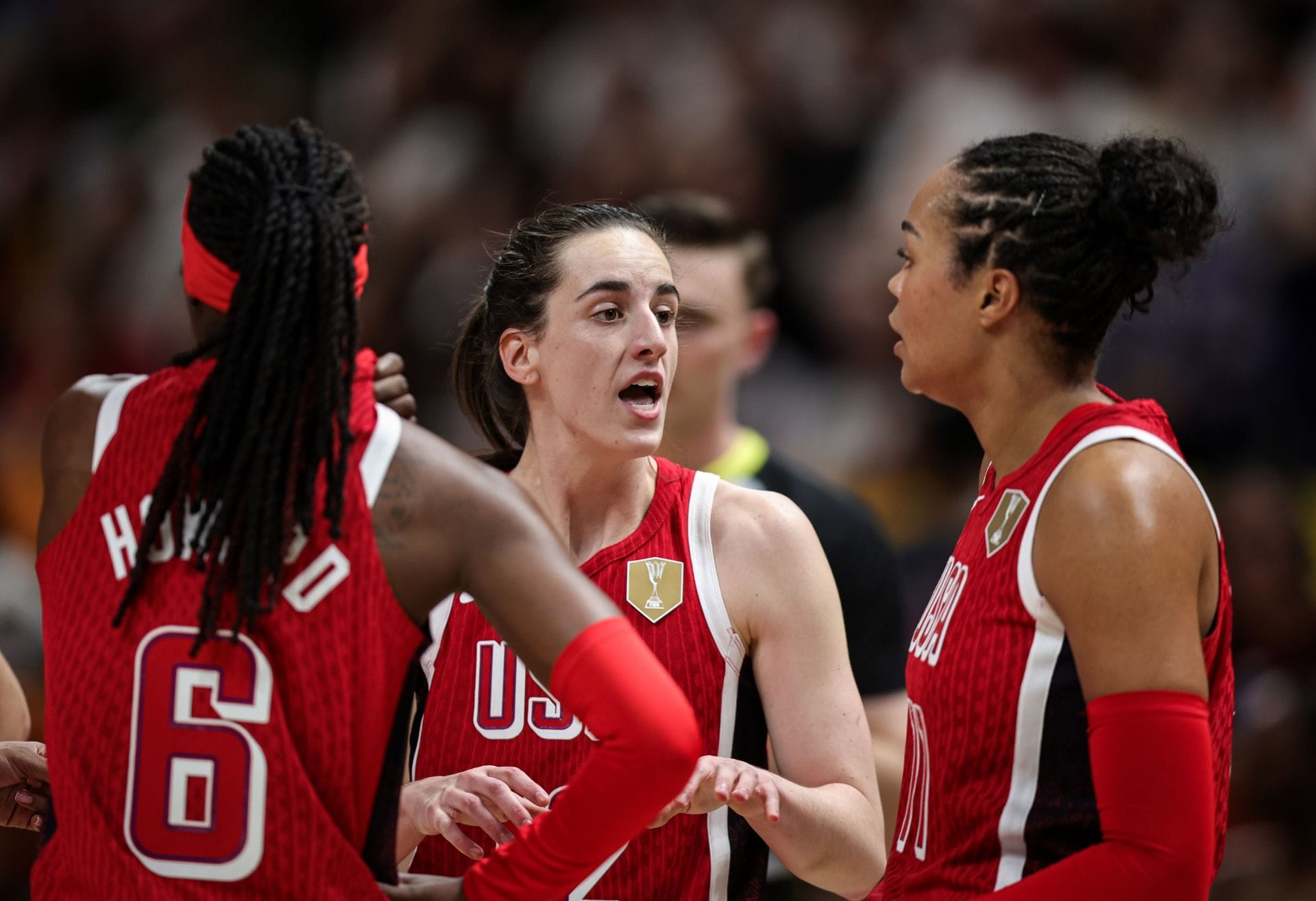 Photo: sportskeeda.com Jackie Young Accused of Ignoring Caitlin Clark in Semifinals