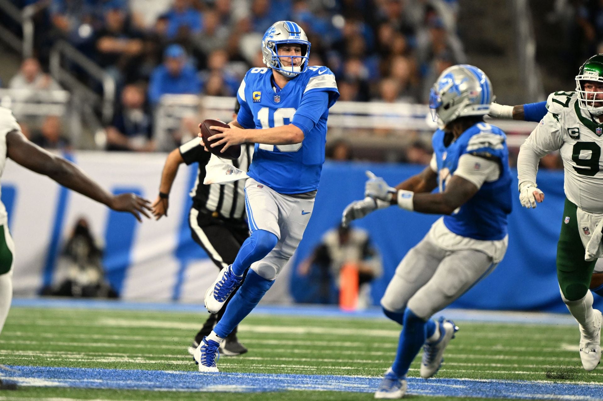 Jared Goff has struggled under the bright lights - Source: Imagn