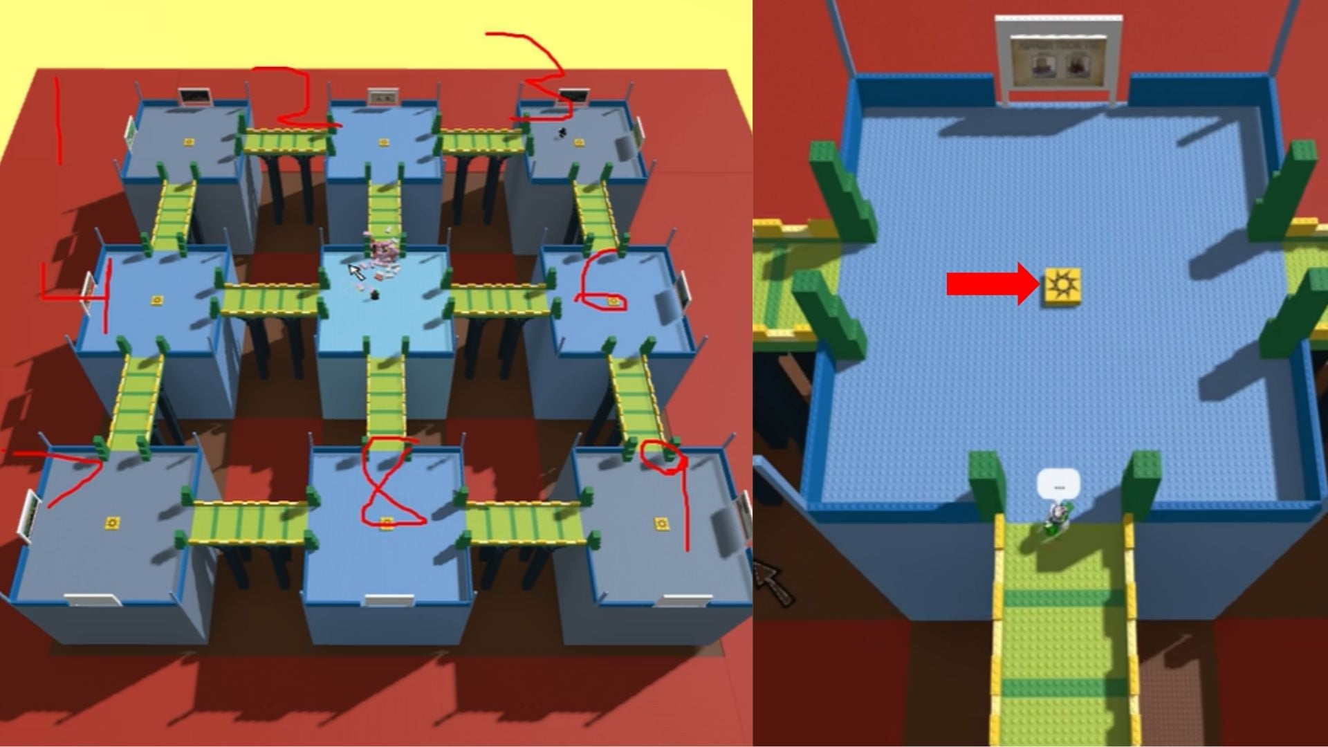 The Rocket Arena map (Image via Roblox)