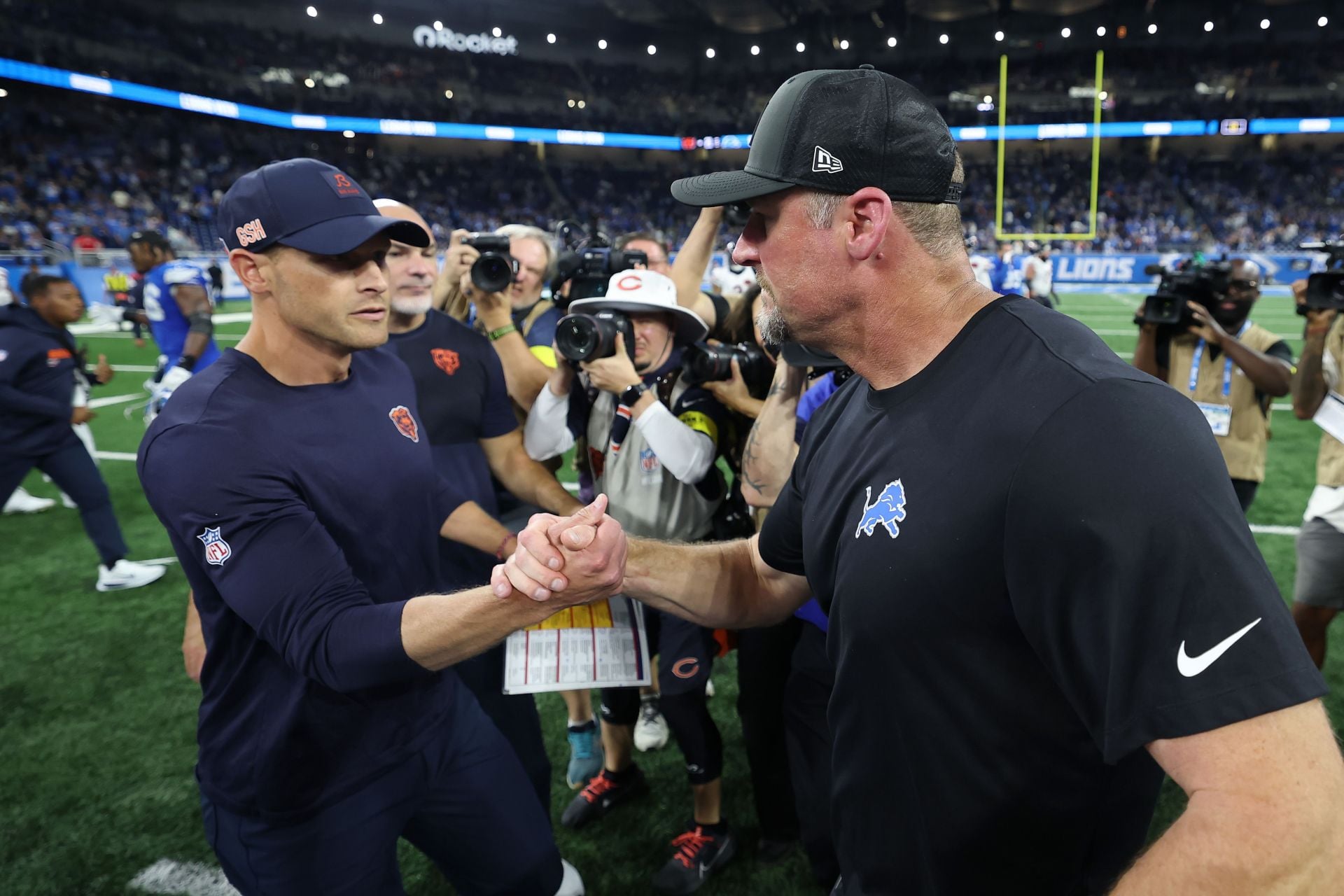 "He can’t win without Ben Johnson," "Fire him": NFL fans rip Dan Campbell after Lions' "embarrassing" 41-31 loss vs. Bills 