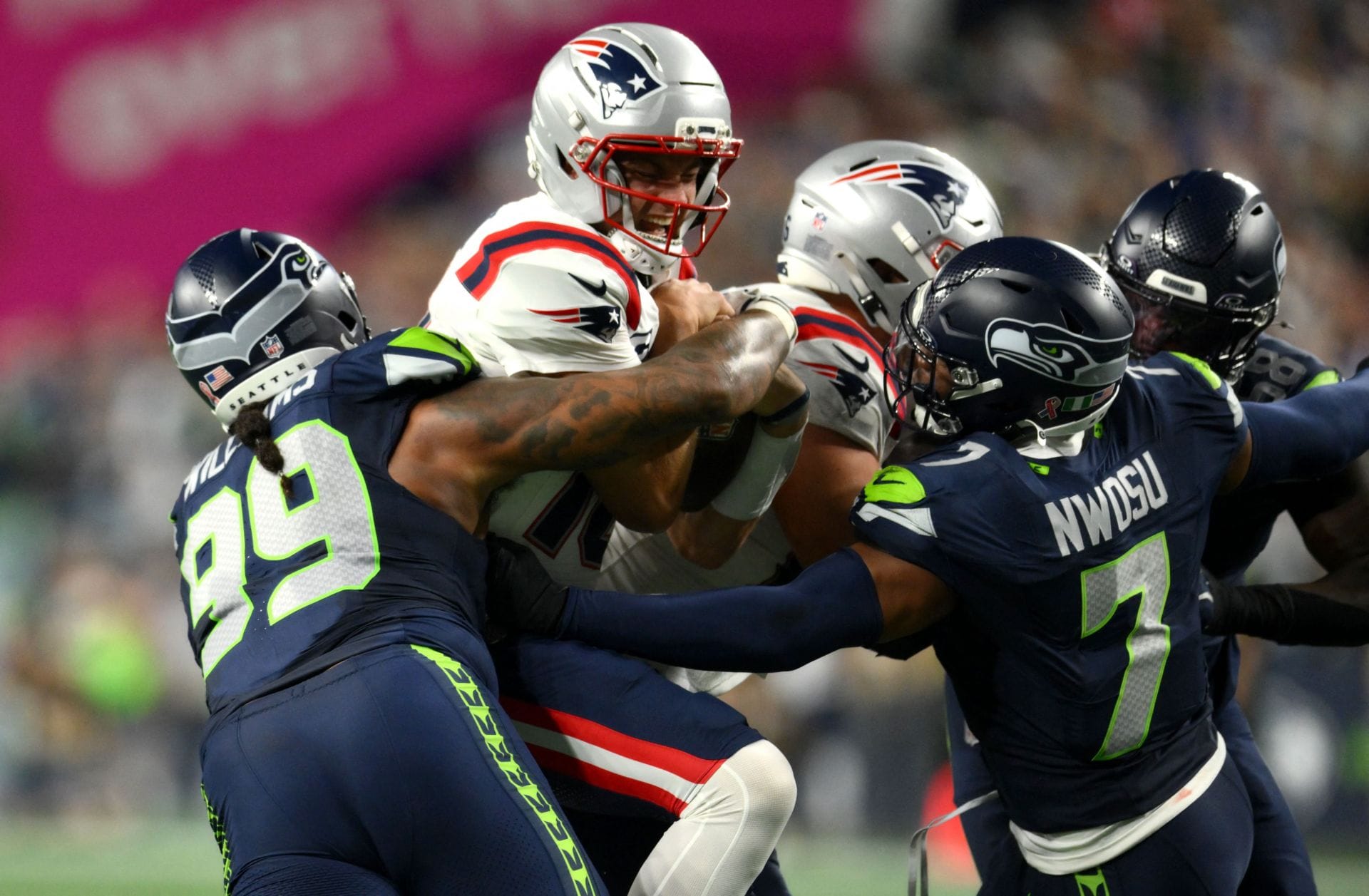 "He needs belt," "Saddest season opener imaginable": NFL fans rip Roger Goodell for "snoozefest" in lackluster Patriots vs. Seahawks 