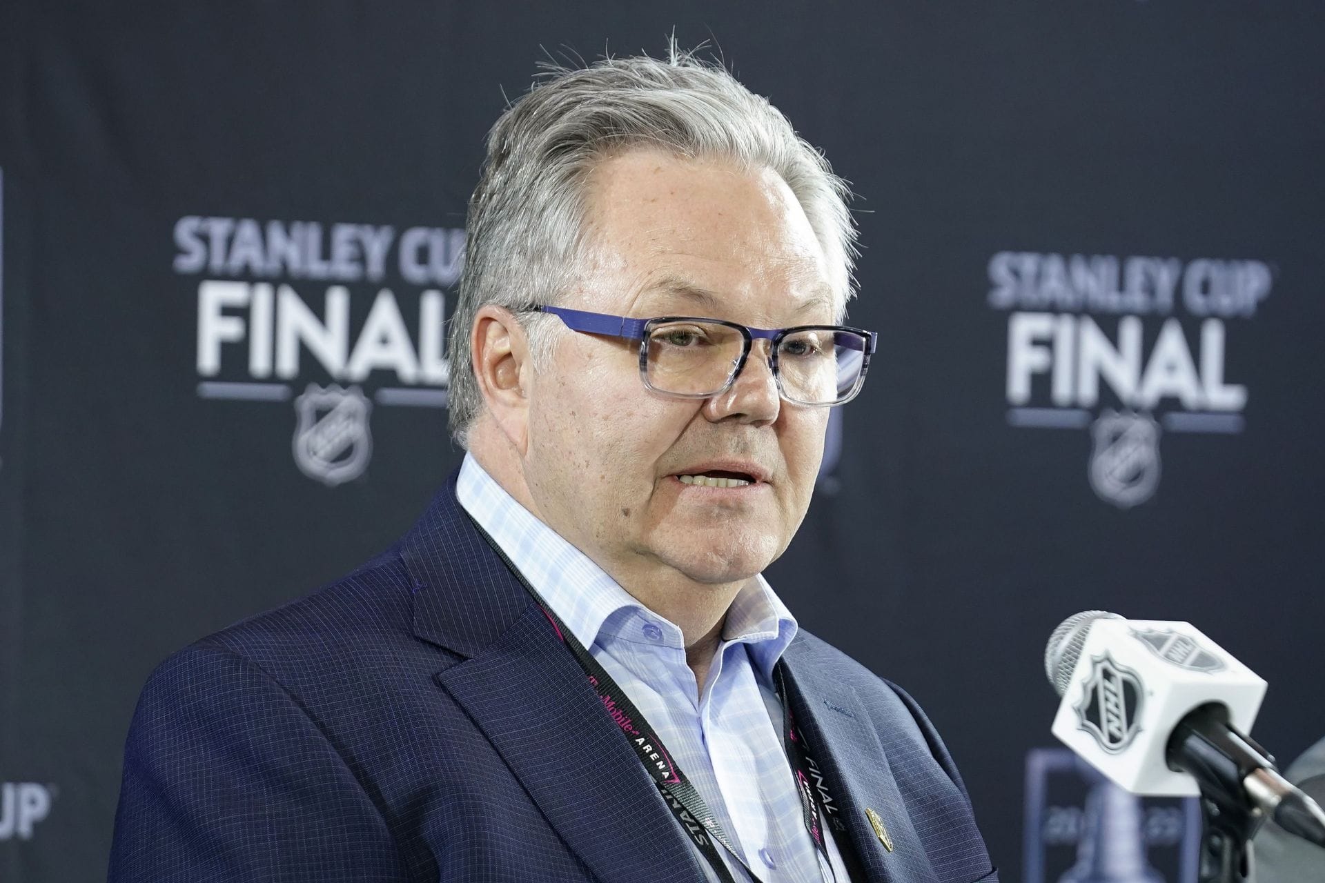 Amid Connor Hellebuyck trade rumors, Golden Knights GM McCrimmon backs Adin Hill-Carter Hart tandem