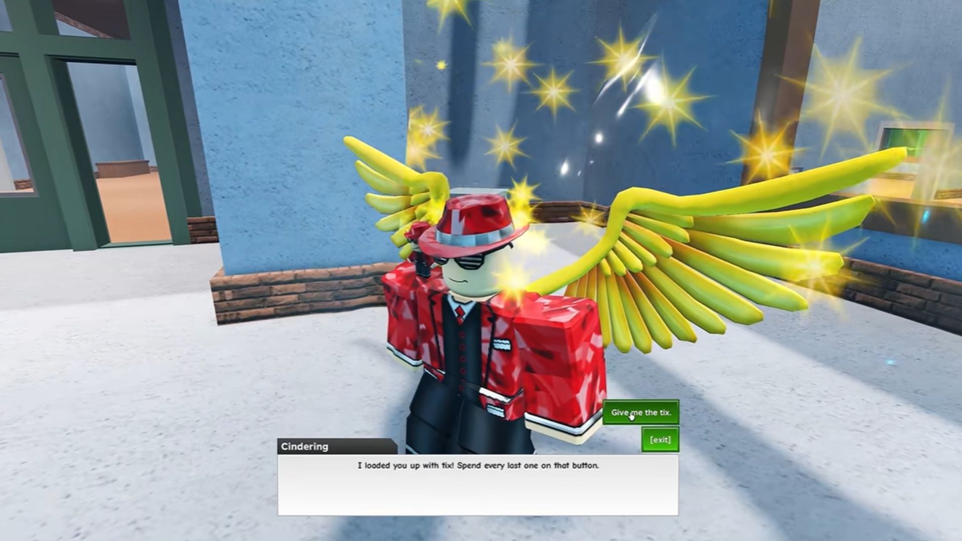 The Cindering NPC (Image via Roblox)