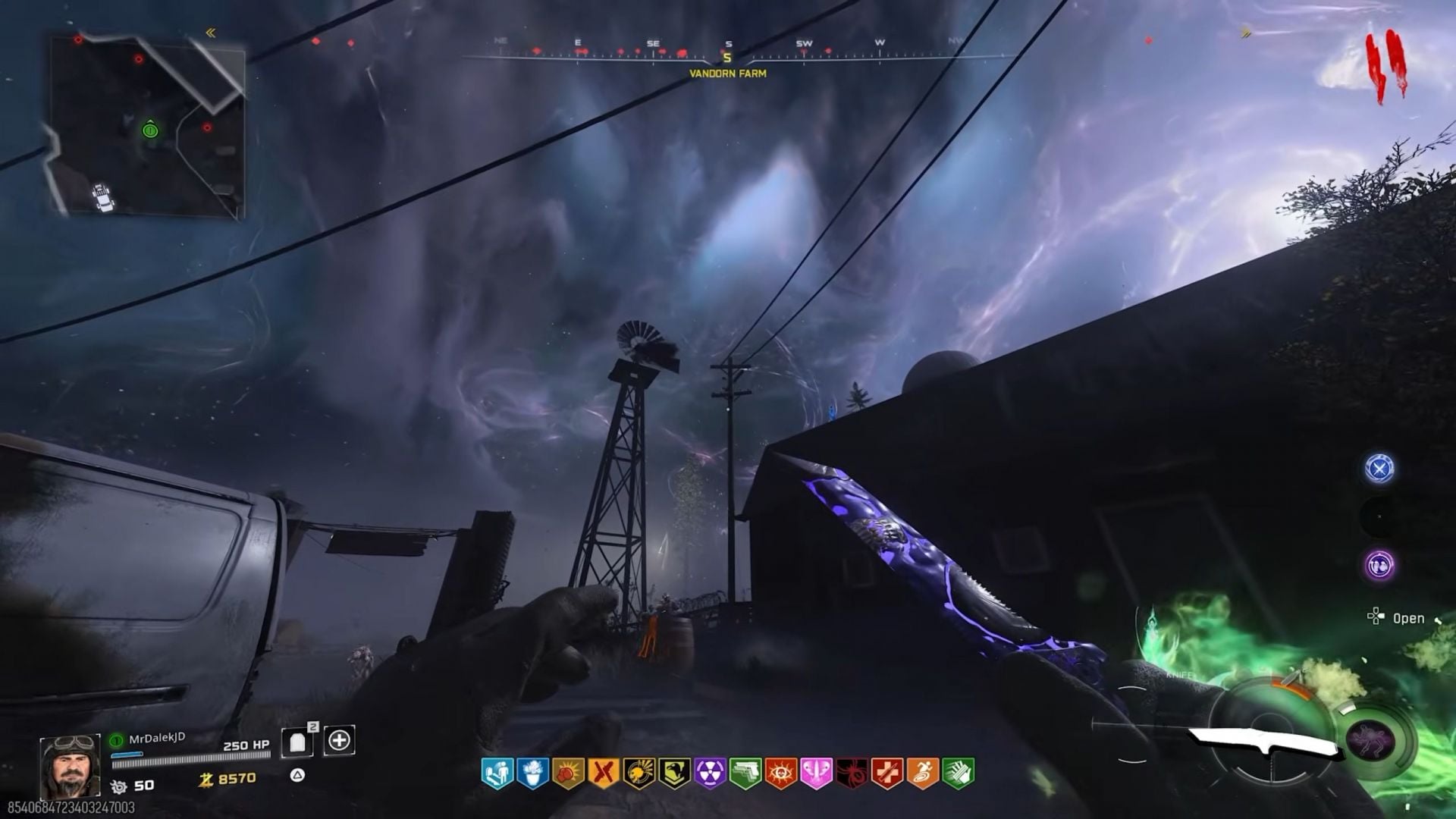 Windmill Super Easter Egg in Vandorn Farm (Image via Activision || YouTube/@MrDalekJD)