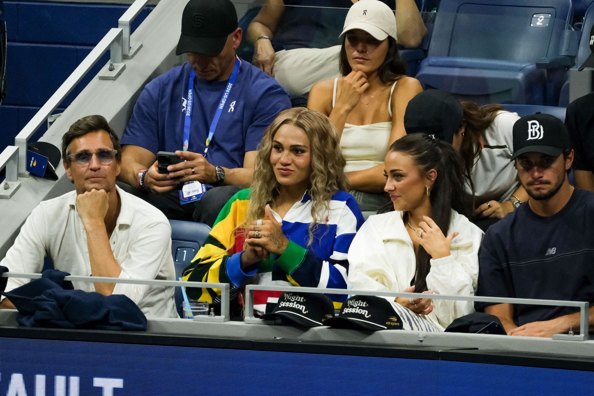 WATCH: Ben Shelton's girlfriend Trinity Rodman steals the spotlight at US Open with Queen Latifah in American's player box