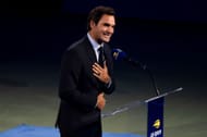 Roger Federer at the 2026 US Open (Source: Getty)