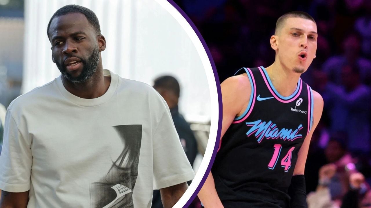 “The corniest thing ever” – Draymond Green Holds Back From Going Off After Tyler Herro Recreates TJ Ford’s Iconic Photoshoot