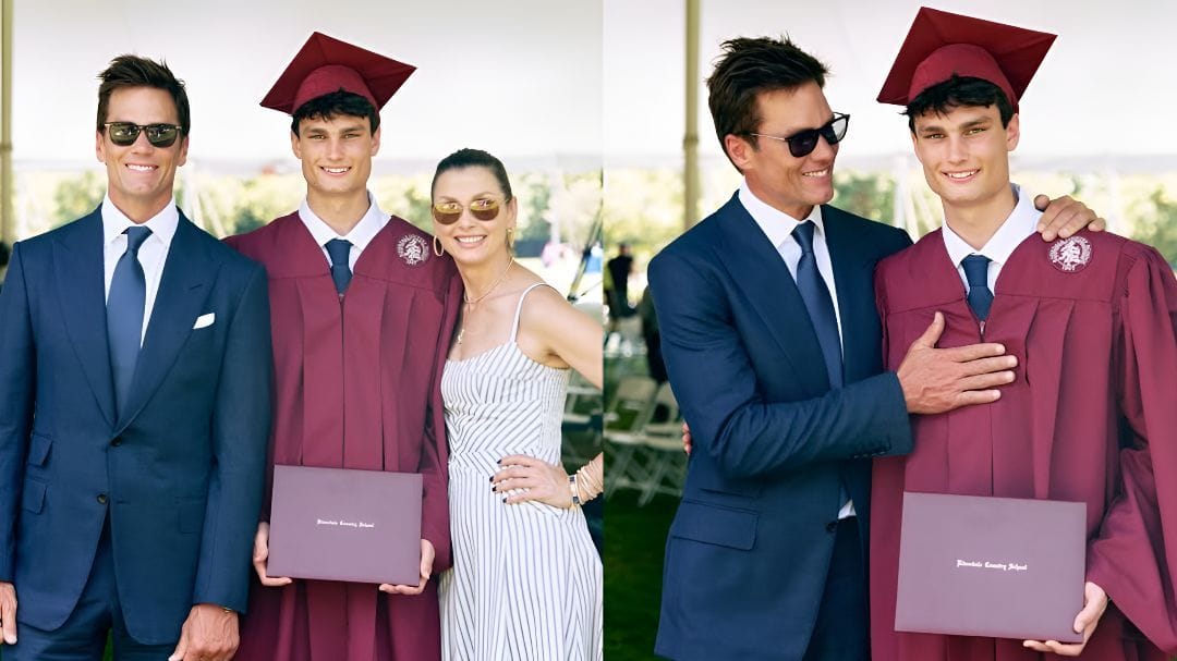 "Bridget Moynahan's genes didn't stand chance": NFL fans react as Tom Brady's son Jack towers over 'Sex and the City' actress at US Open