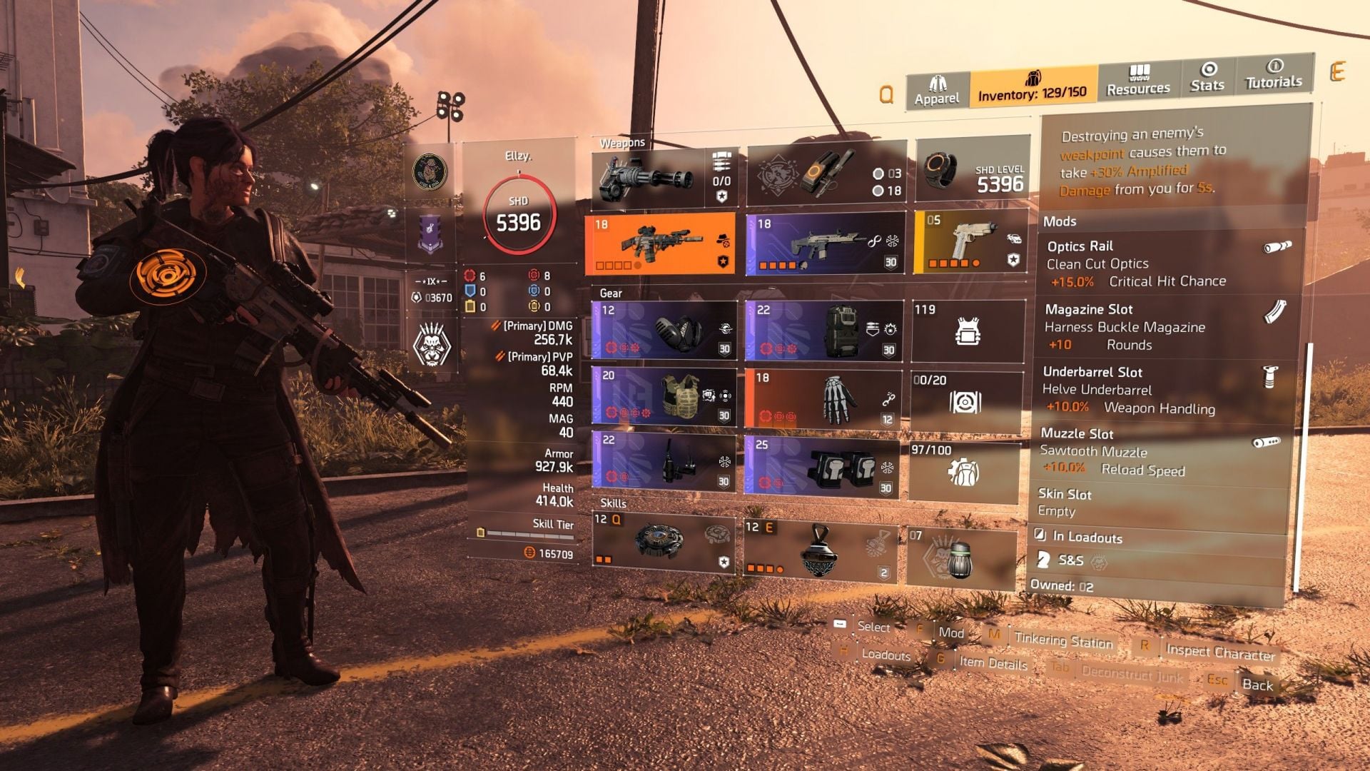 Steel and Sons weapon mods (Image via SK Gaming || Ubisoft)