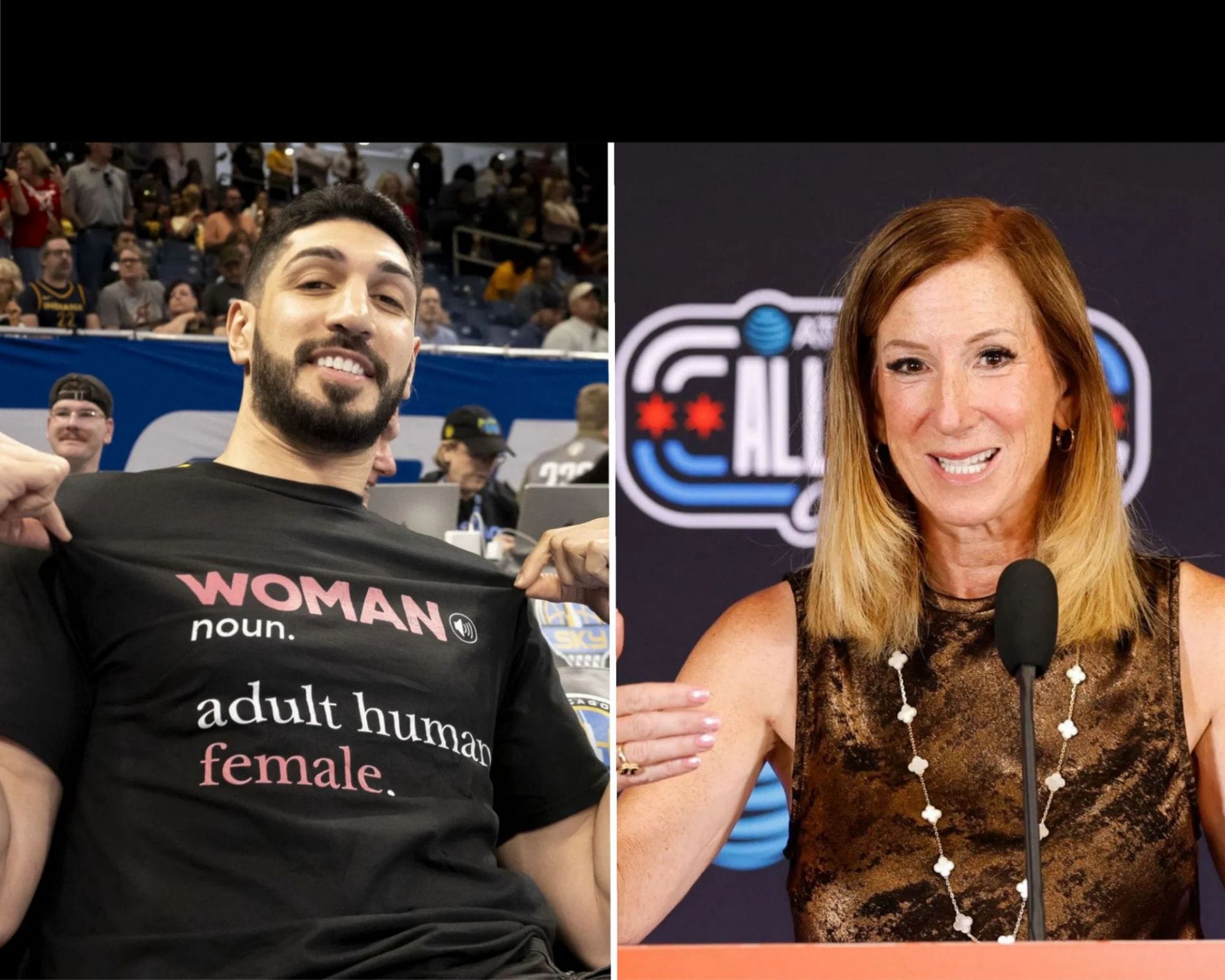 "Stop. Harassing. Women", "Their kryptonite" - WNBA Fans Erupt As Enes Kanter Freedom Challenges Cathy Engelbert To Caitlyn Jenner-Moderated Talk