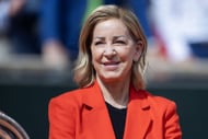 Chris Evert at the 2024 French Open (Source: Getty)