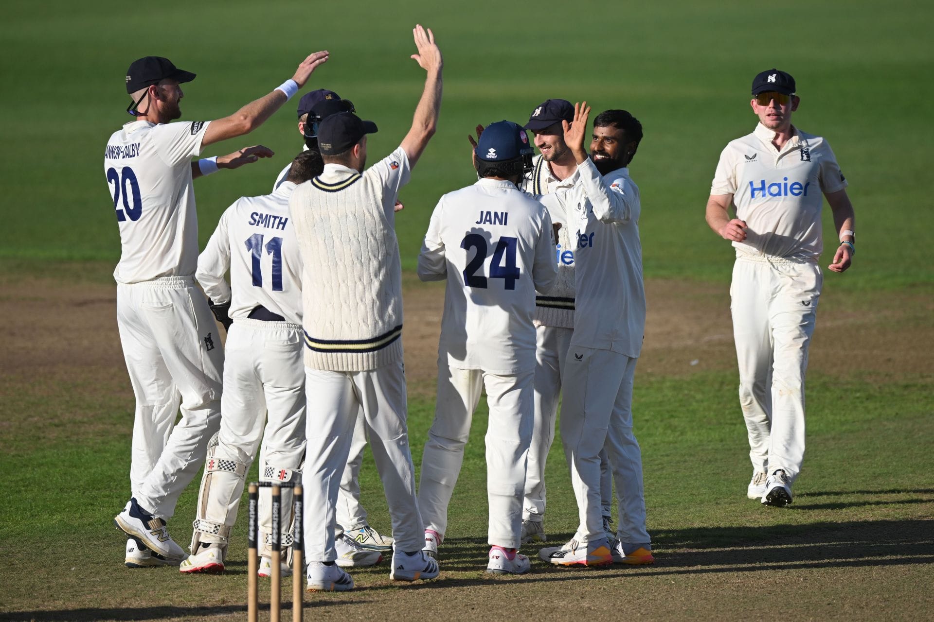 Manav Suthar makes fierce appeal during 7-wicket match haul in Warwickshire’s massive County Championship 2026 win [Watch]