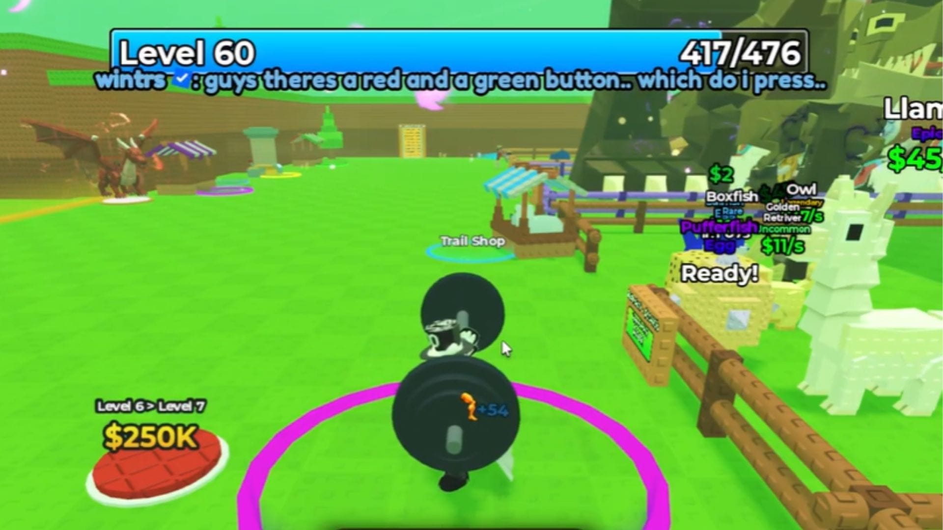 Increase your Speed to reach higher areas (Image via Roblox)