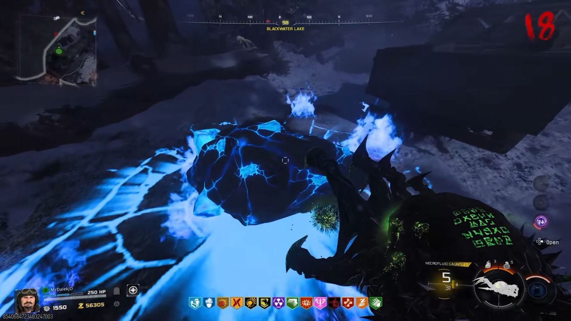 Interact with the meteor for the Super Easter Egg (Image via Activision || YouTube/@MrDalekJD)