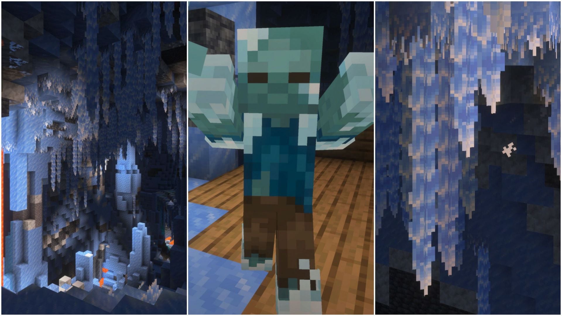 Minecraft reveals new Ice Caves packed with features for Winter game drop (Image via Mojang Studios)