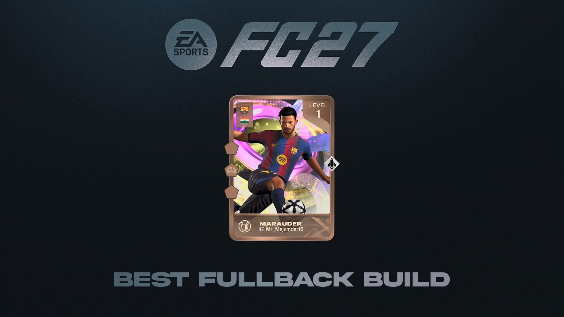 Best Fullback (LB/RB) build for EA FC 27 Clubs and The Grounds