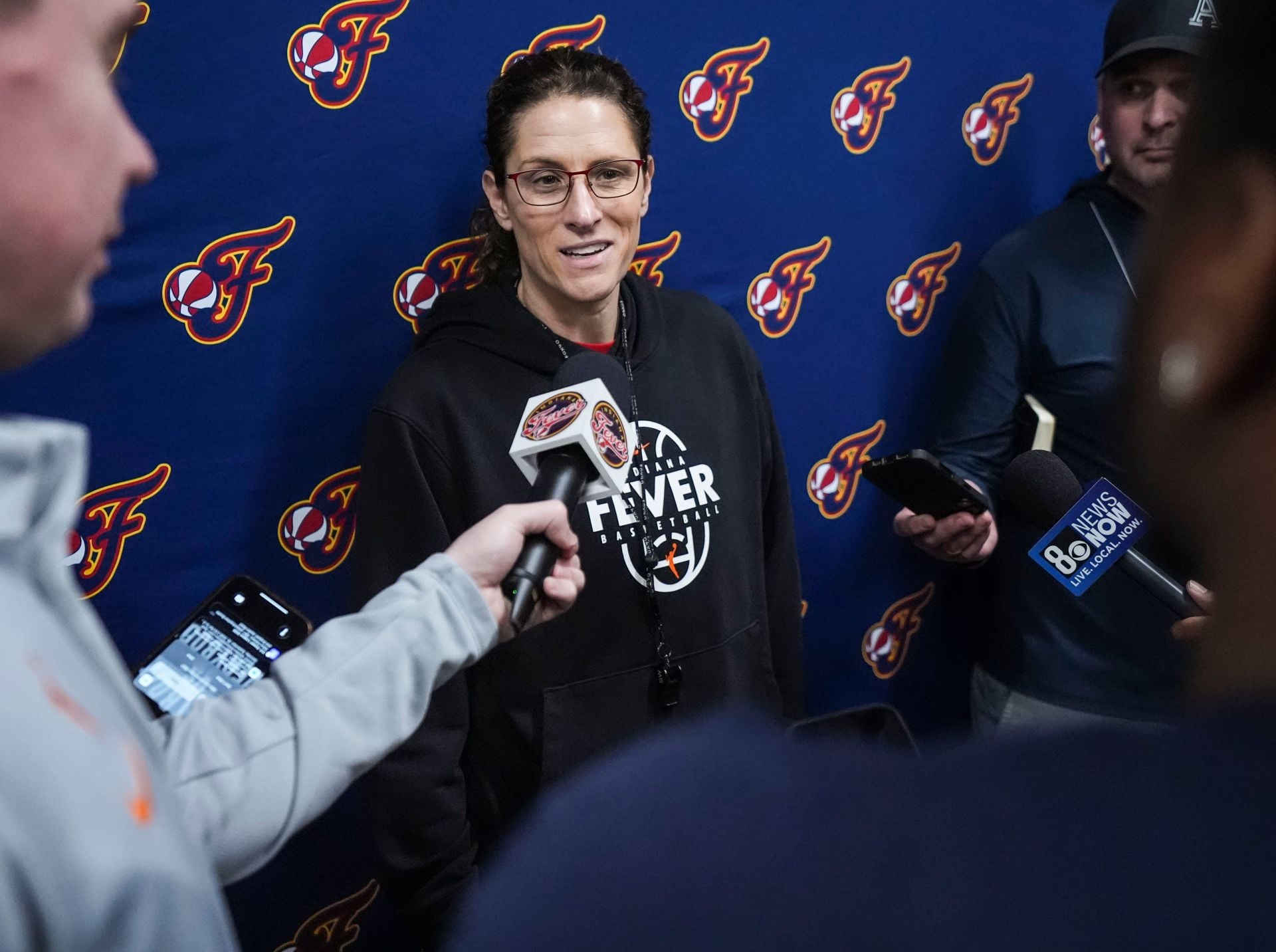 "She’ll blame CC after game", "Villainous smile" - WNBA Fans Livid After Stephanie White Caught Smiling On Camera With Fever Down 22-Pts Vs Aces