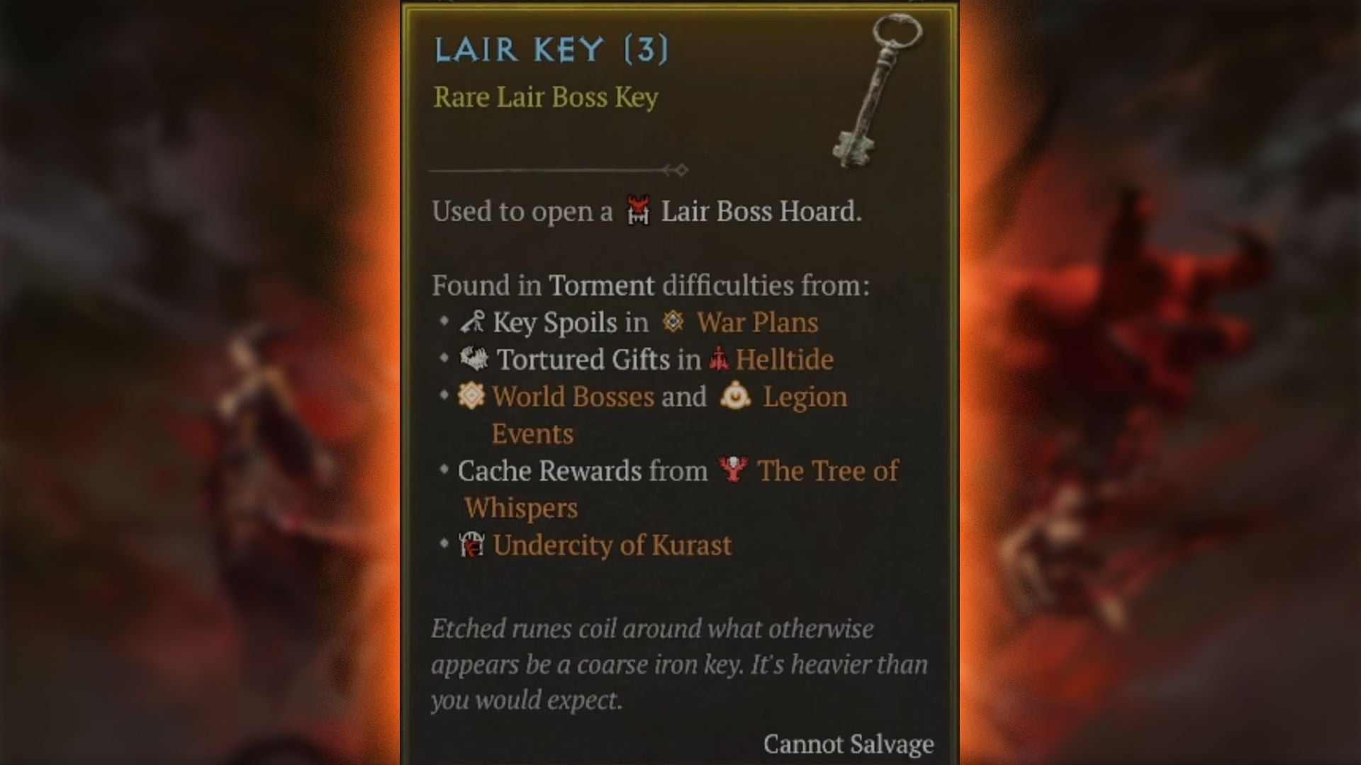 Best Lair Key farm in Diablo 4 Season 15