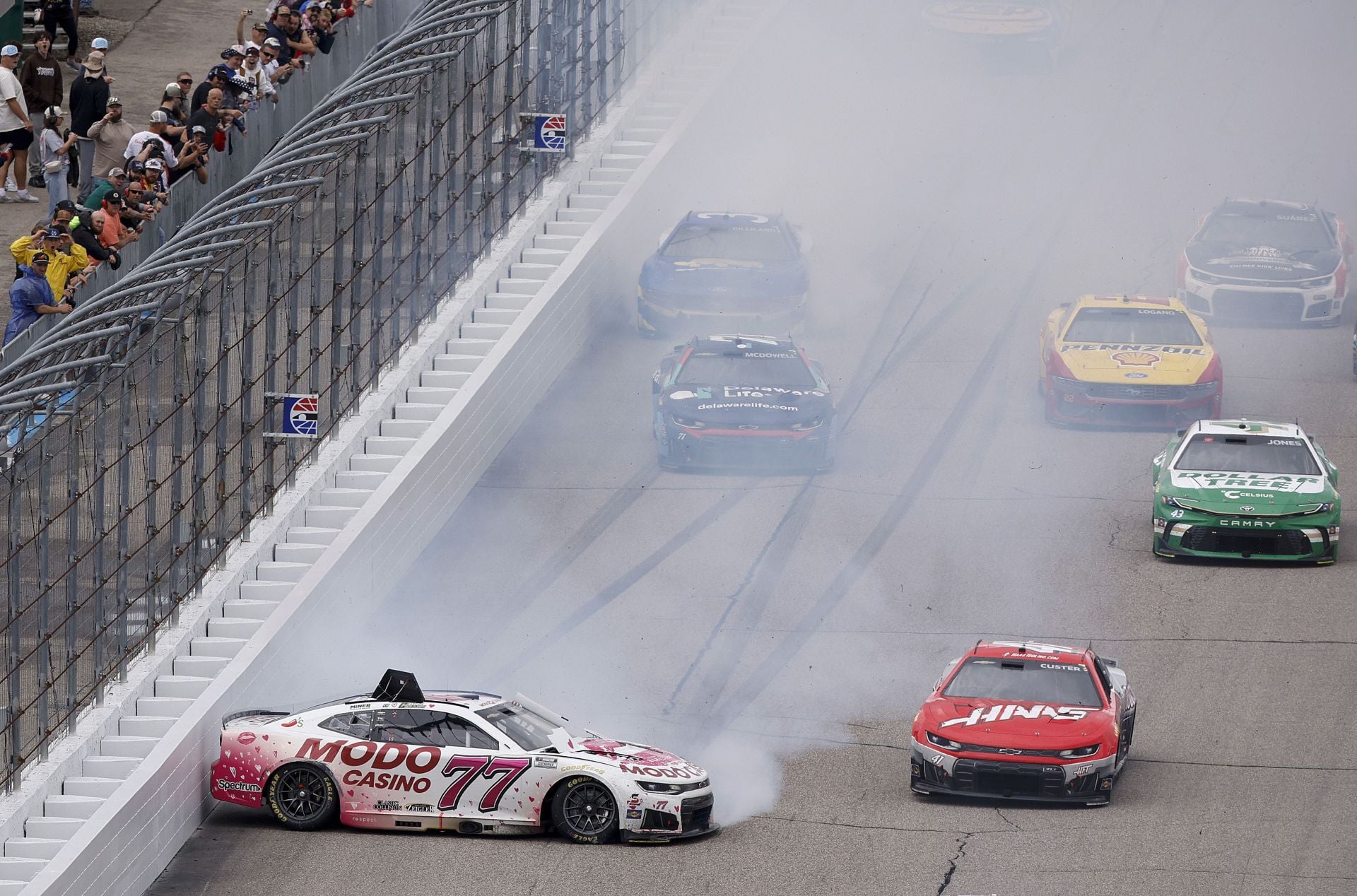 Carson Hocevar details race ending restart wreck at Kansas Speedway: “My blind spot”