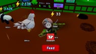 You can feed mounted pets (Image via Roblox)