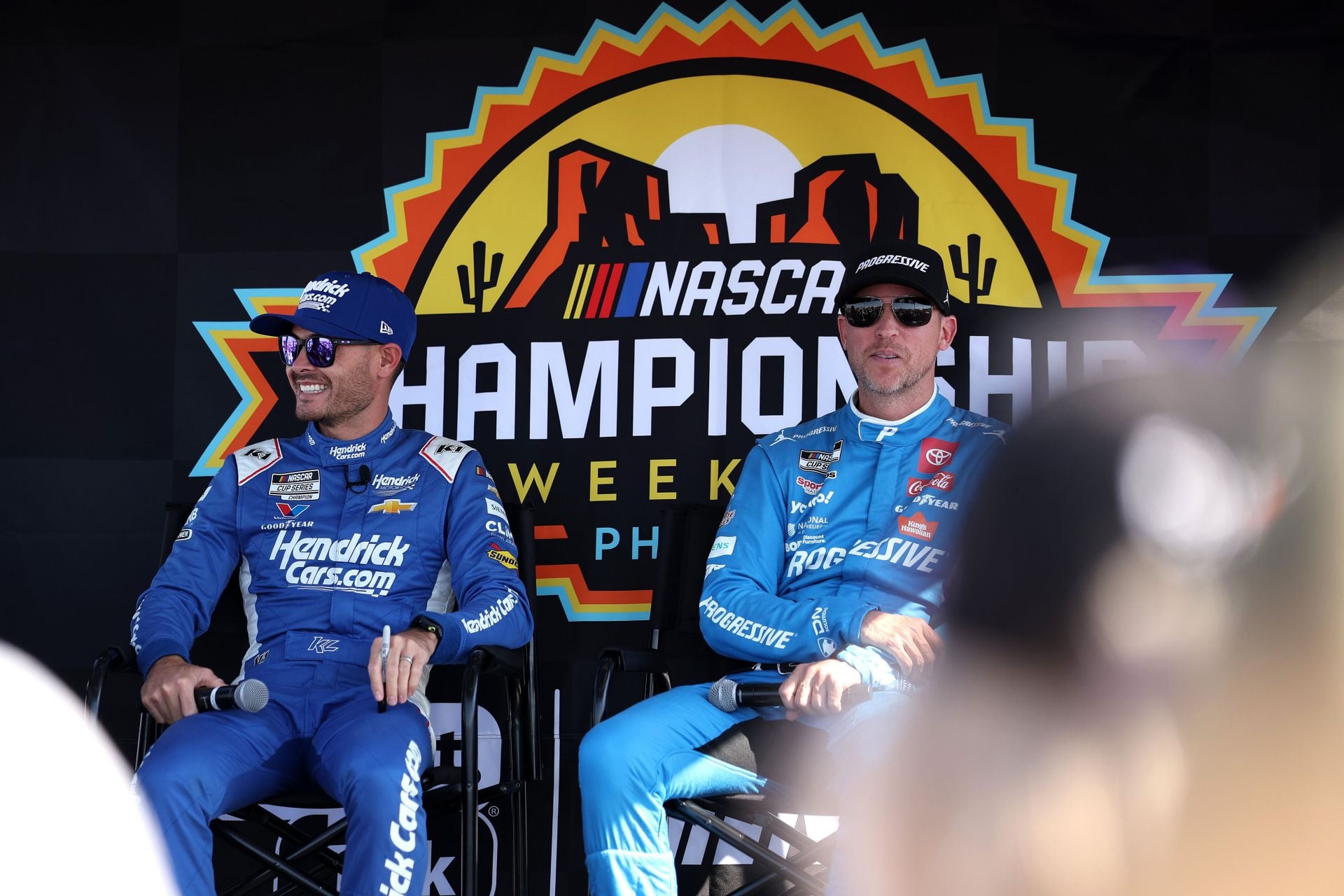 “Not going to be that way”: Denny Hamlin refuses to concede NASCAR title to Kyle Larson yet