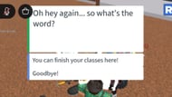 Help Chuck complete his homework (Image via Roblox)