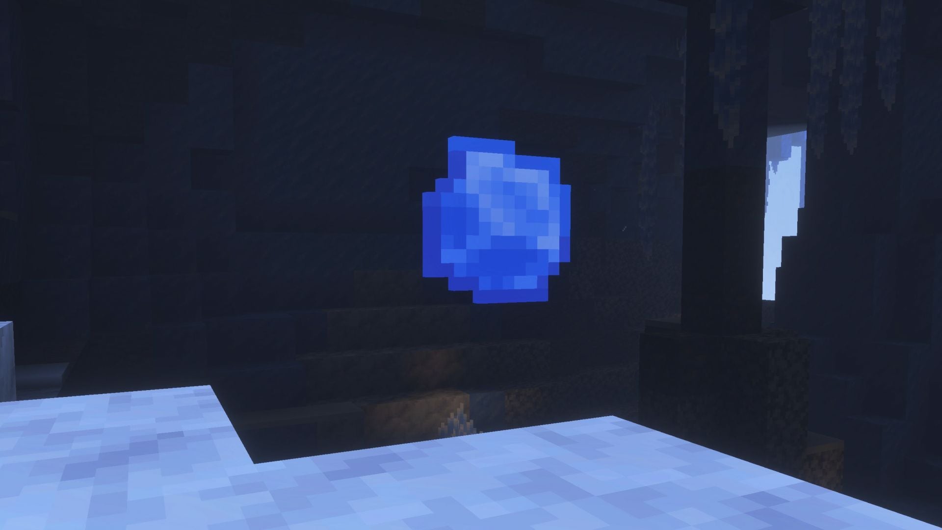 Ice Balls can be thrown to deal damage and be used to make a freezing potion (Image via Mojang Studios)