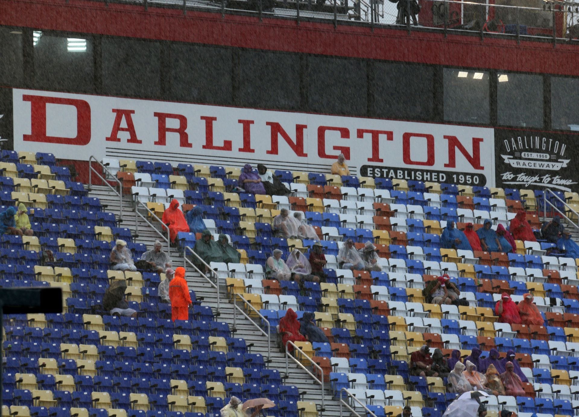 Cook Out Southern 500 weather update: Rain threatens NASCAR Cup race at Darlington