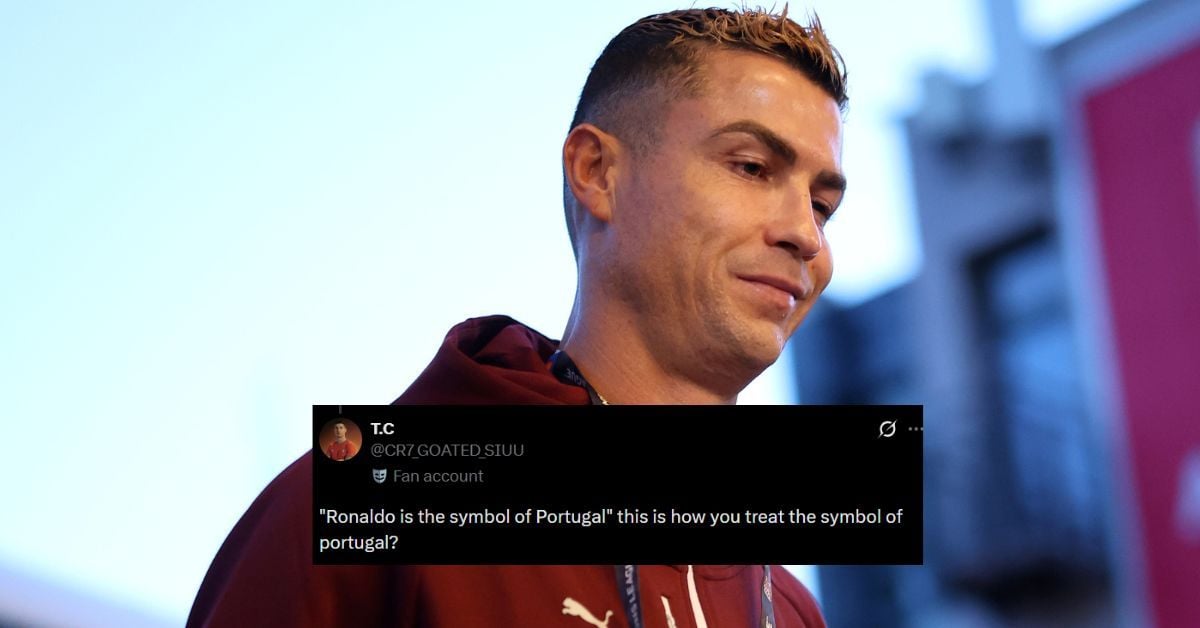 "This is how you treat the symbol of Portugal?" - Fans react as Cristiano Ronaldo gets zero minutes in Selecao's 2-1 win over Norway