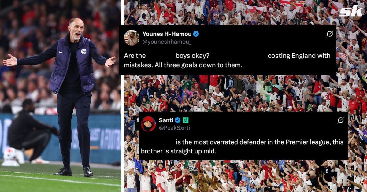 “All three goals down to them” - Fans slam 2 England players after 3-2 loss against Spain in UEFA Nations League