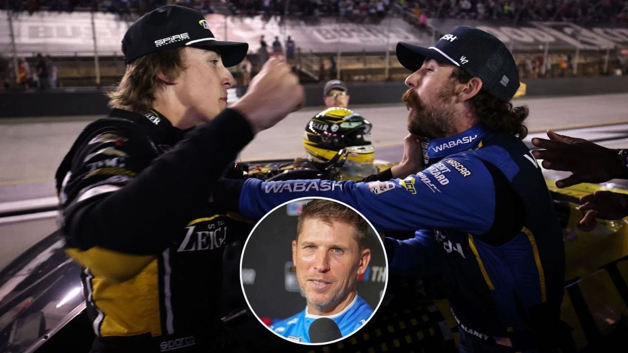 “Always chooses the nuclear option”: Denny Hamlin details Carson Hocevar’s mentality amid the Ryan Blaney incident at Bristol