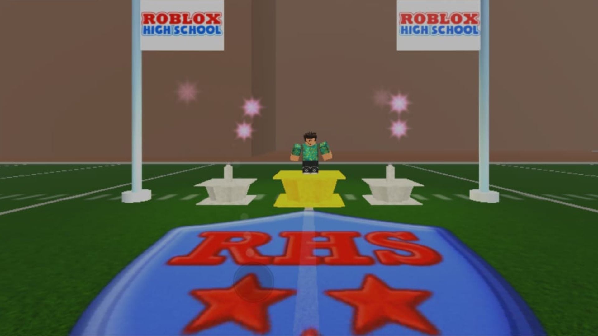 Chuck's graduation (Image via Roblox)
