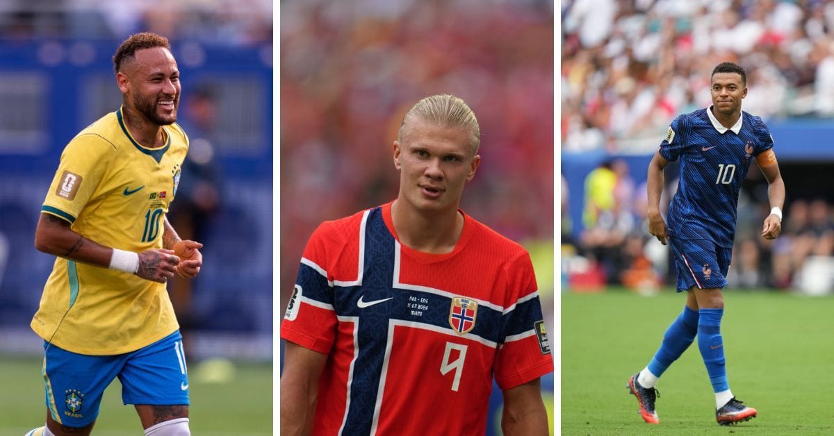 Erling Haaland flaunts jerseys from star players he received during FIFA World Cup, collection includes Neymar, Mbappe and others