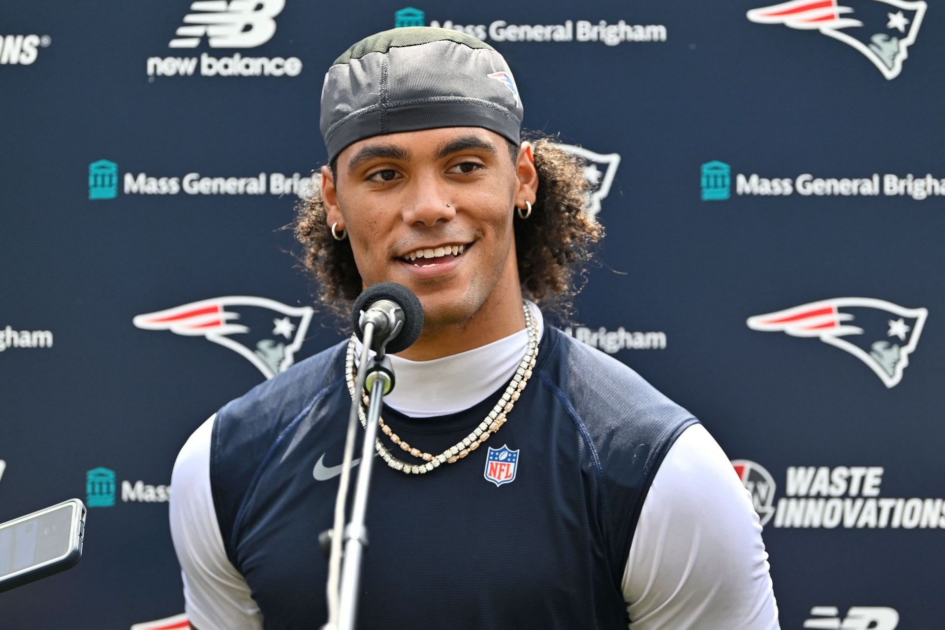 Patriots CB Christian Gonzalez reveals uncertainty about his status for Week 1 game vs. Seahawks amid contract standoff